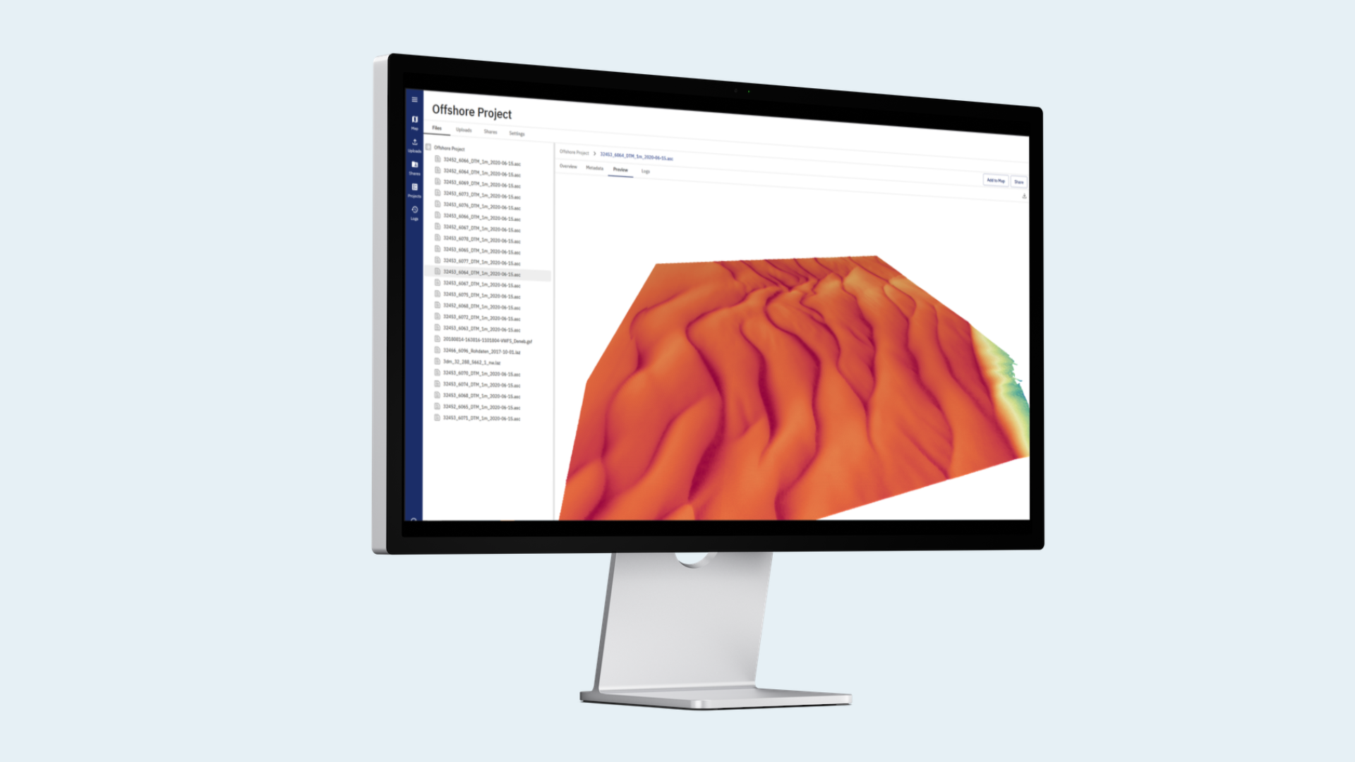     Visualisierung von Sensordaten innerhalb der TrueOcean Datenplattform