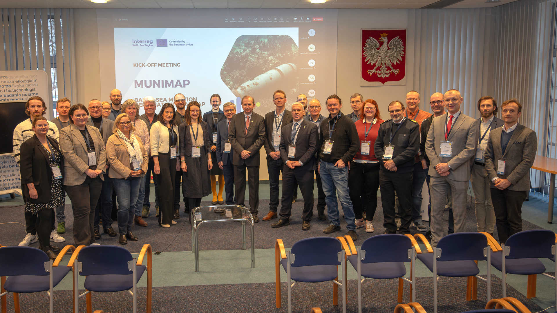 The inaugural MUNIMAP meeting brought together not only project partners but also representatives from associated organizations, including government and local authorities, NGOs, and the offshore and maritime industry.