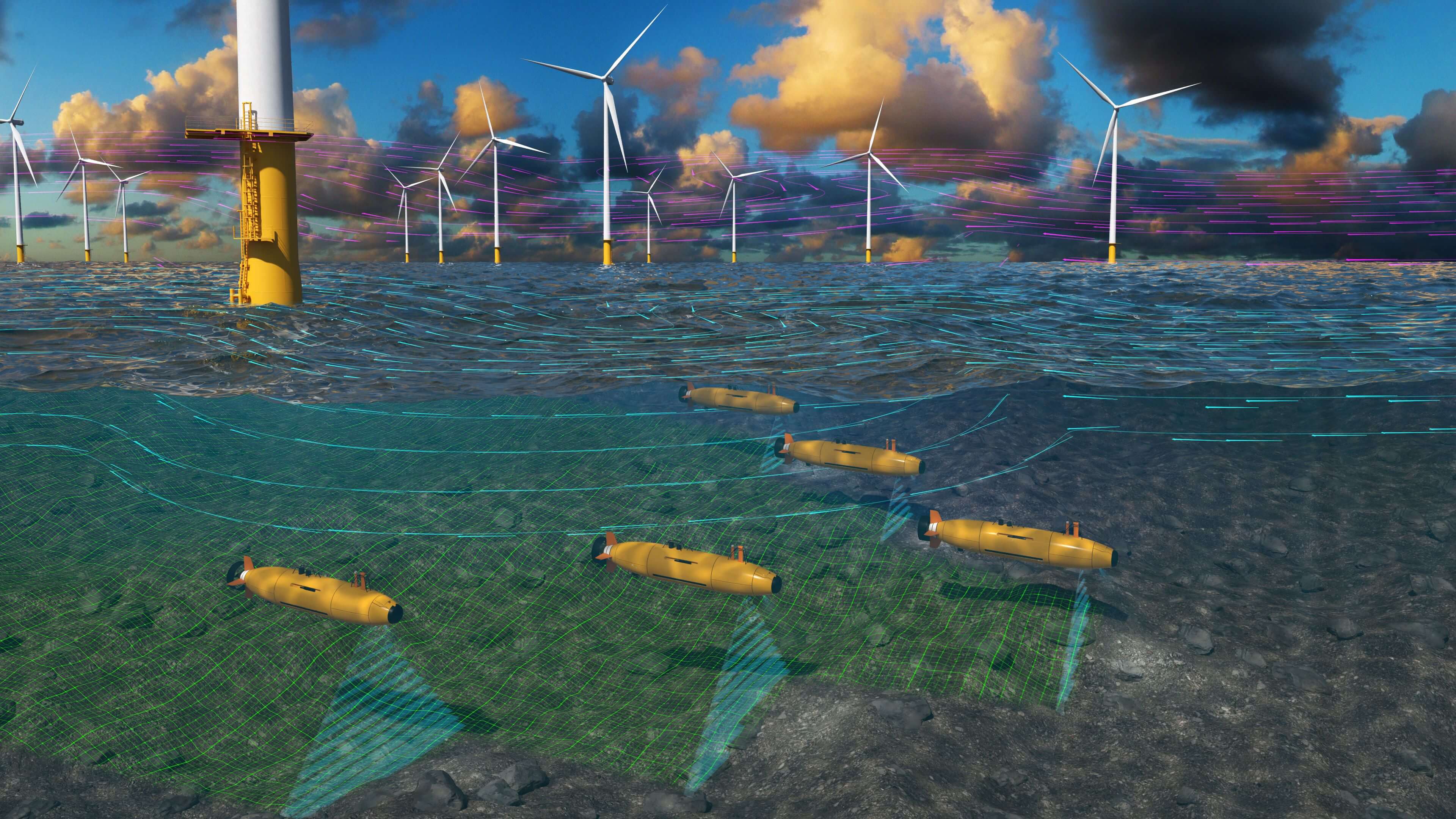 Autonome Systeme, darunter Schiffe, Überwasserfahrzeuge und Unterwasserfahrzeuge, stehen kurz davor, unser Verständnis der noch weitgehend unbekannten Ozeane zu revolutionieren. Die genaue Erfassung von Unterwasserdaten ist entscheidend für den Ausbau der Offshore-Windenergie, die Umgestaltung des globalen Energiesystems und die globale Kommunikation über Kabel. Die Integration von Earth-2 in die TrueOcean-Plattform bietet erhebliche Verbesserungen für die intelligente Einsatzplanung, das Systemmanagement und die Risikobewertung bei der komplexen Datenerfassung mit autonomen Systemen. 